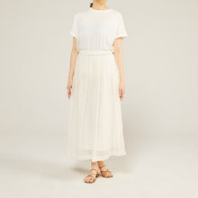 画像をギャラリービューアに読み込む, オーガンジードット柄タックスカート
