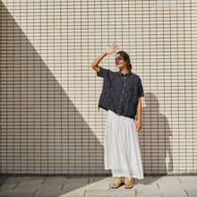 画像をギャラリービューアに読み込む, オーガンジードット柄タックスカート
