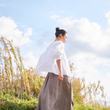 画像をギャラリービューアに読み込む, ハンドスモッキングブラウス