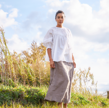 画像をギャラリービューアに読み込む, ハンドスモッキングブラウス