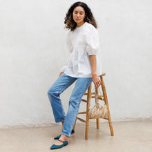 画像をギャラリービューアに読み込む, Honeycomb Hund Tuck Blouse