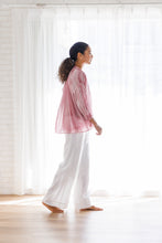 画像をギャラリービューアに読み込む, ピグメントダイ ギャザーブラウス