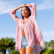 画像をギャラリービューアに読み込む, ピグメントダイ ピンタックブラウス