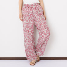 画像をギャラリービューアに読み込む, ブロックプリントリラックスパンツ