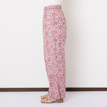 画像をギャラリービューアに読み込む, ブロックプリントリラックスパンツ
