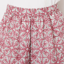 画像をギャラリービューアに読み込む, ブロックプリントリラックスパンツ
