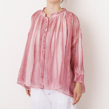 画像をギャラリービューアに読み込む, ピグメントダイ ギャザーブラウス