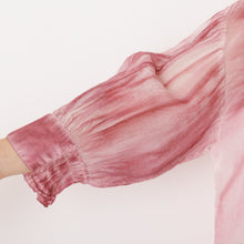 画像をギャラリービューアに読み込む, ピグメントダイ ギャザーブラウス