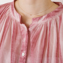 画像をギャラリービューアに読み込む, ピグメントダイ ギャザーブラウス