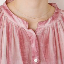 画像をギャラリービューアに読み込む, ピグメントダイ ギャザーブラウス