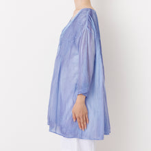 画像をギャラリービューアに読み込む, ピグメントダイ ピンタックブラウス