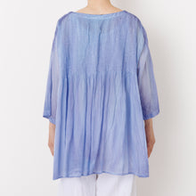 画像をギャラリービューアに読み込む, ピグメントダイ ピンタックブラウス