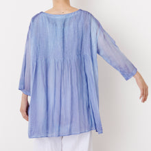 画像をギャラリービューアに読み込む, ピグメントダイ ピンタックブラウス