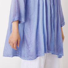 画像をギャラリービューアに読み込む, ピグメントダイ ピンタックブラウス