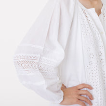 画像をギャラリービューアに読み込む, シフリ刺繍オープンチュニック