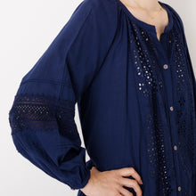 画像をギャラリービューアに読み込む, シフリ刺繍オープンチュニック
