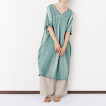 画像をギャラリービューアに読み込む, ピグメントダイ リラックスジャージードレス