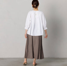 画像をギャラリービューアに読み込む, ハンドスモッキングブラウス