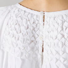 画像をギャラリービューアに読み込む, ハンドスモッキングブラウス