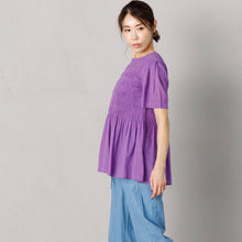 画像をギャラリービューアに読み込む, シャーリングブラウス