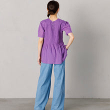 画像をギャラリービューアに読み込む, シャーリングブラウス