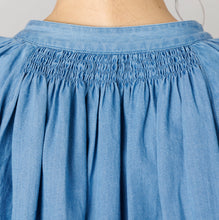 画像をギャラリービューアに読み込む, ボタニカル刺繍ブラウス