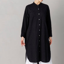 画像をギャラリービューアに読み込む, カットジャガードロングシャツ