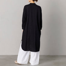 画像をギャラリービューアに読み込む, カットジャガードロングシャツ