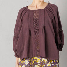 画像をギャラリービューアに読み込む, マニーレースピンタックブラウス
