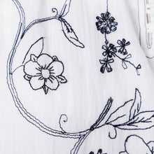 画像をギャラリービューアに読み込む, アンティークボタニカル刺繍ブラウス