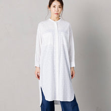 画像をギャラリービューアに読み込む, カットジャガードロングシャツ
