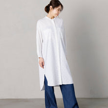 画像をギャラリービューアに読み込む, カットジャガードロングシャツ