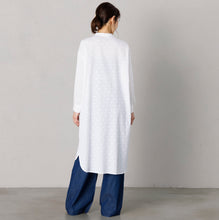 画像をギャラリービューアに読み込む, カットジャガードロングシャツ