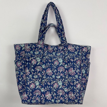 画像をギャラリービューアに読み込む, インド ブロックプリント(木版) 2WAY キルトトートバック
